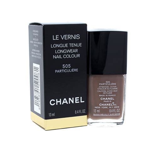 vernis chanel particulière 505|chanel le vernis longwear 105.